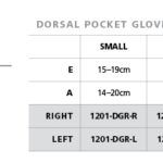 Tabla dorsal pocket gloves
