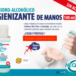 higienizante neonob 100 ml